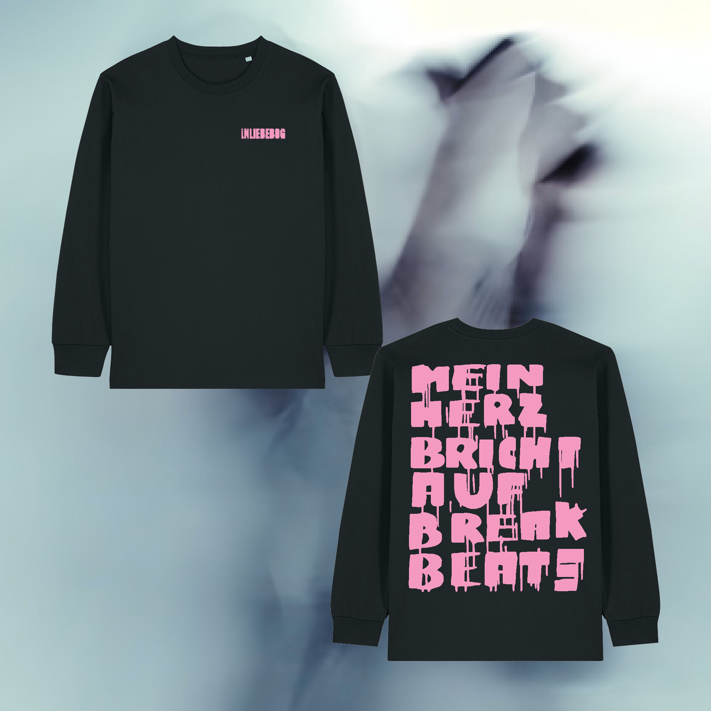 "!NLIEBEBOG" LONGSLEEVE BLACK/PINK
