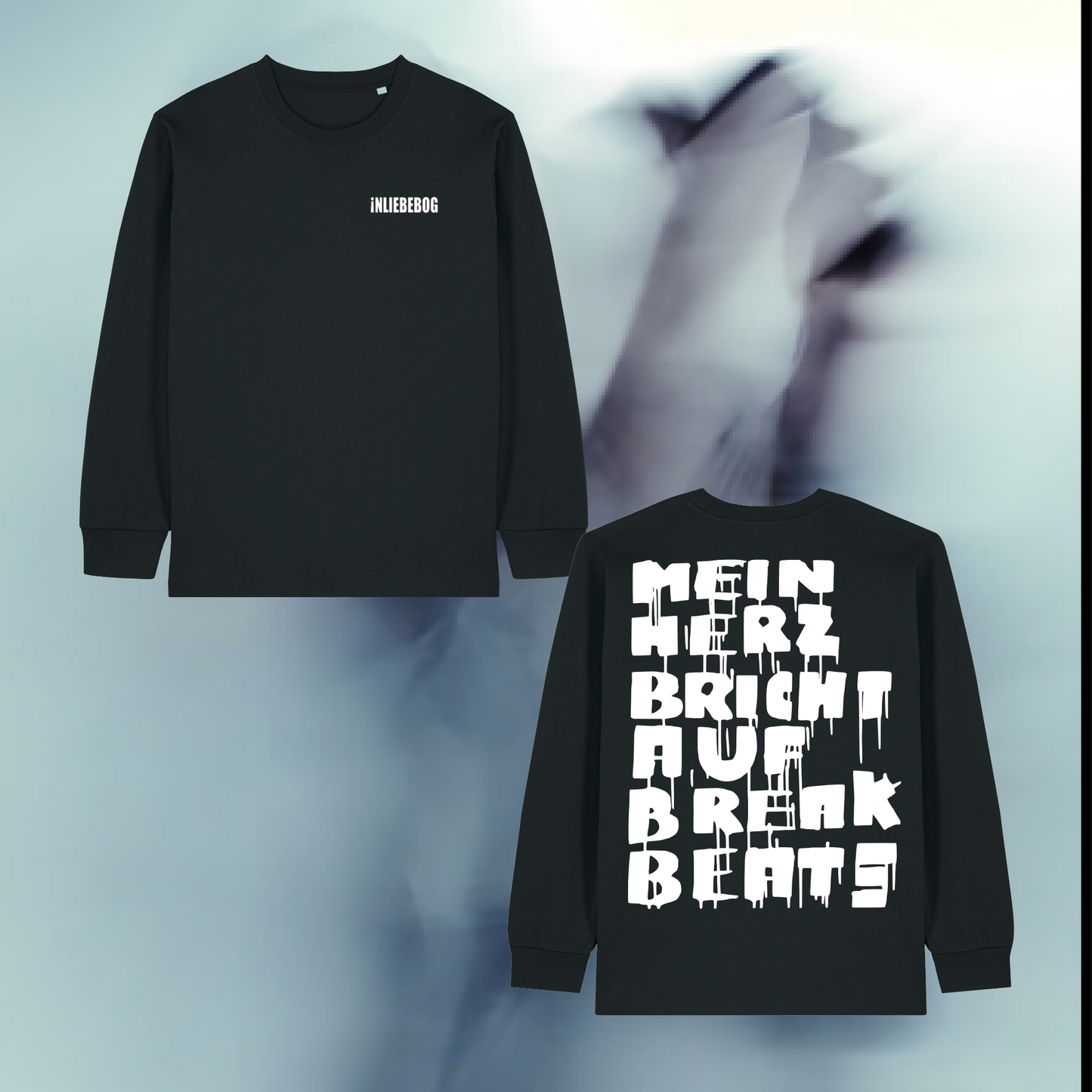 "!NLIEBEBOG" LONGSLEEVE BLACK/WHITE