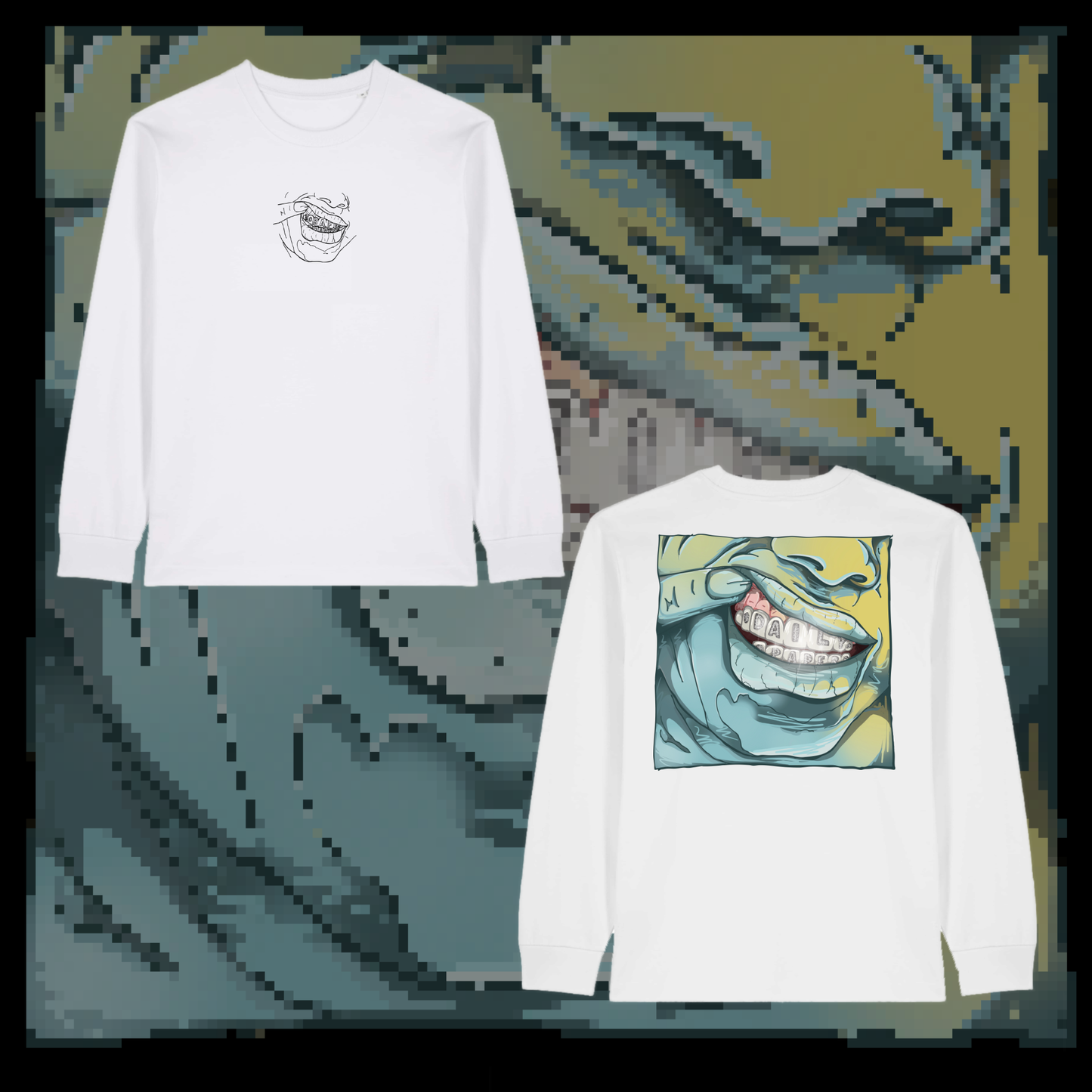 "DAILY PAPER" LONGSLEEVE WHITE