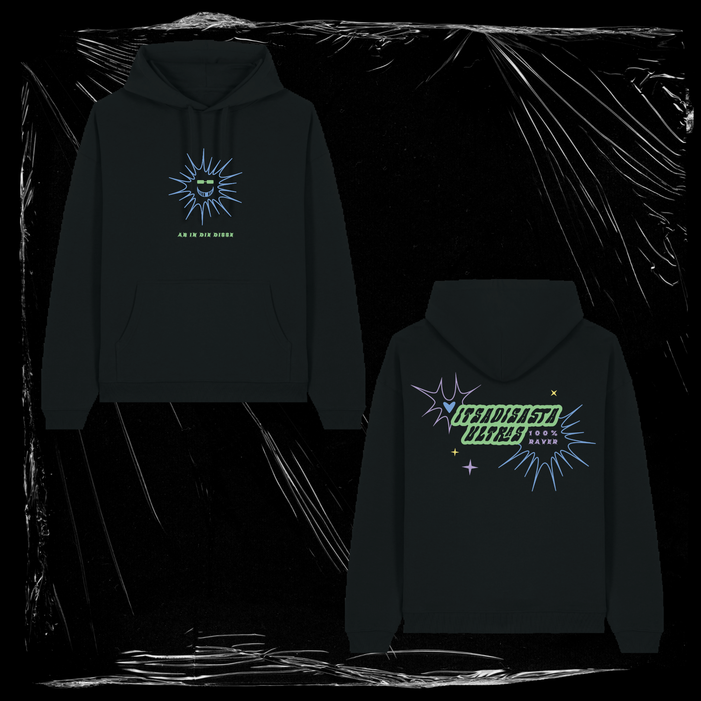 ITSADISASTA ULTRAS HOODIE BLACK