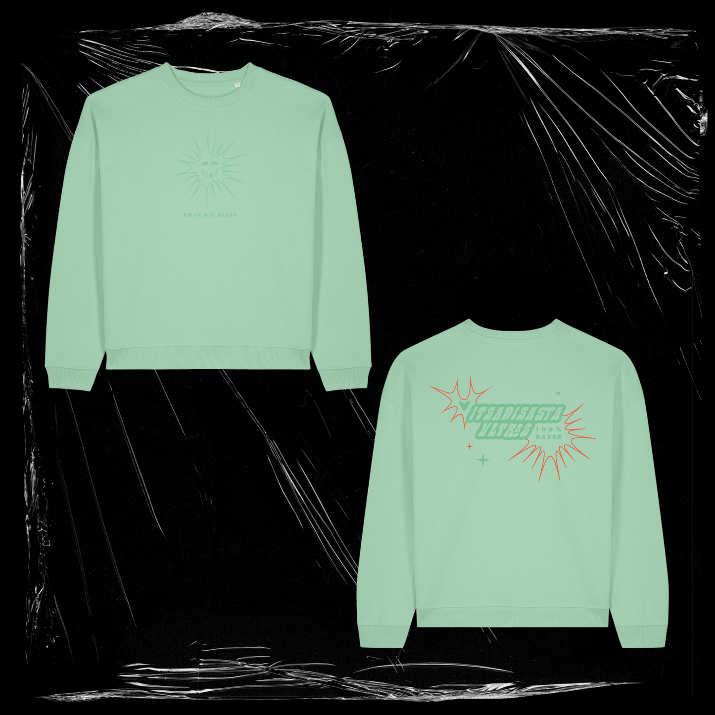 ITSADISASTA ULTRAS CREWNECK GREEN