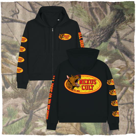 "ADGTH" CROPPED ZIPPER