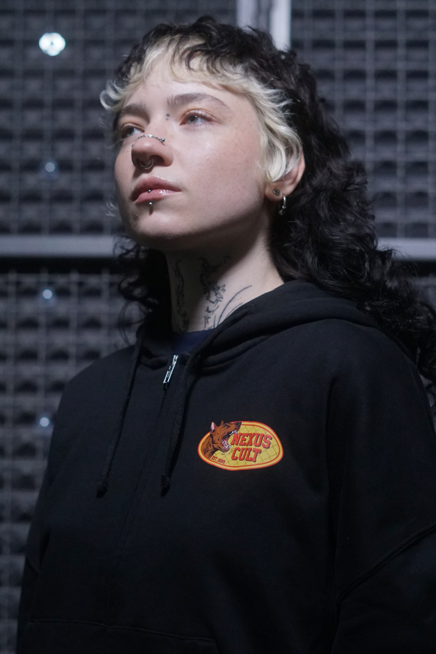 "ADGTH" CROPPED ZIPPER