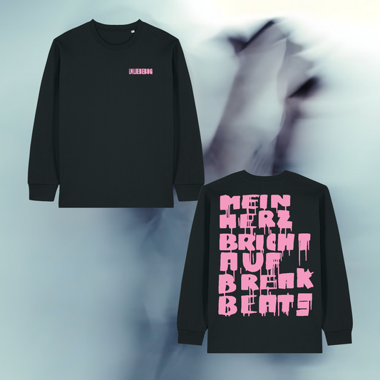"!NLIEBEBOG" LONGSLEEVE BLACK/PINK