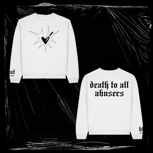 ITSADISASTA BLUT CREWNECK WHITE