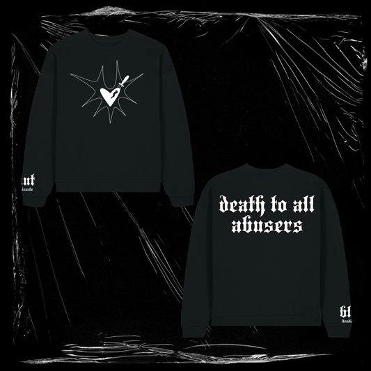 ITSADISASTA BLUT CREWNECK BLACK