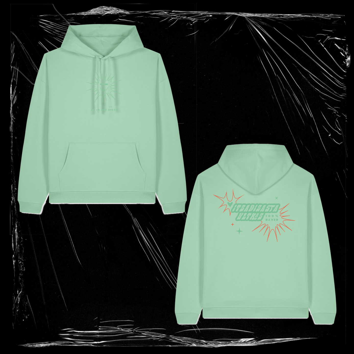 ITSADISASTA ULTRAS HOODIE GREEN