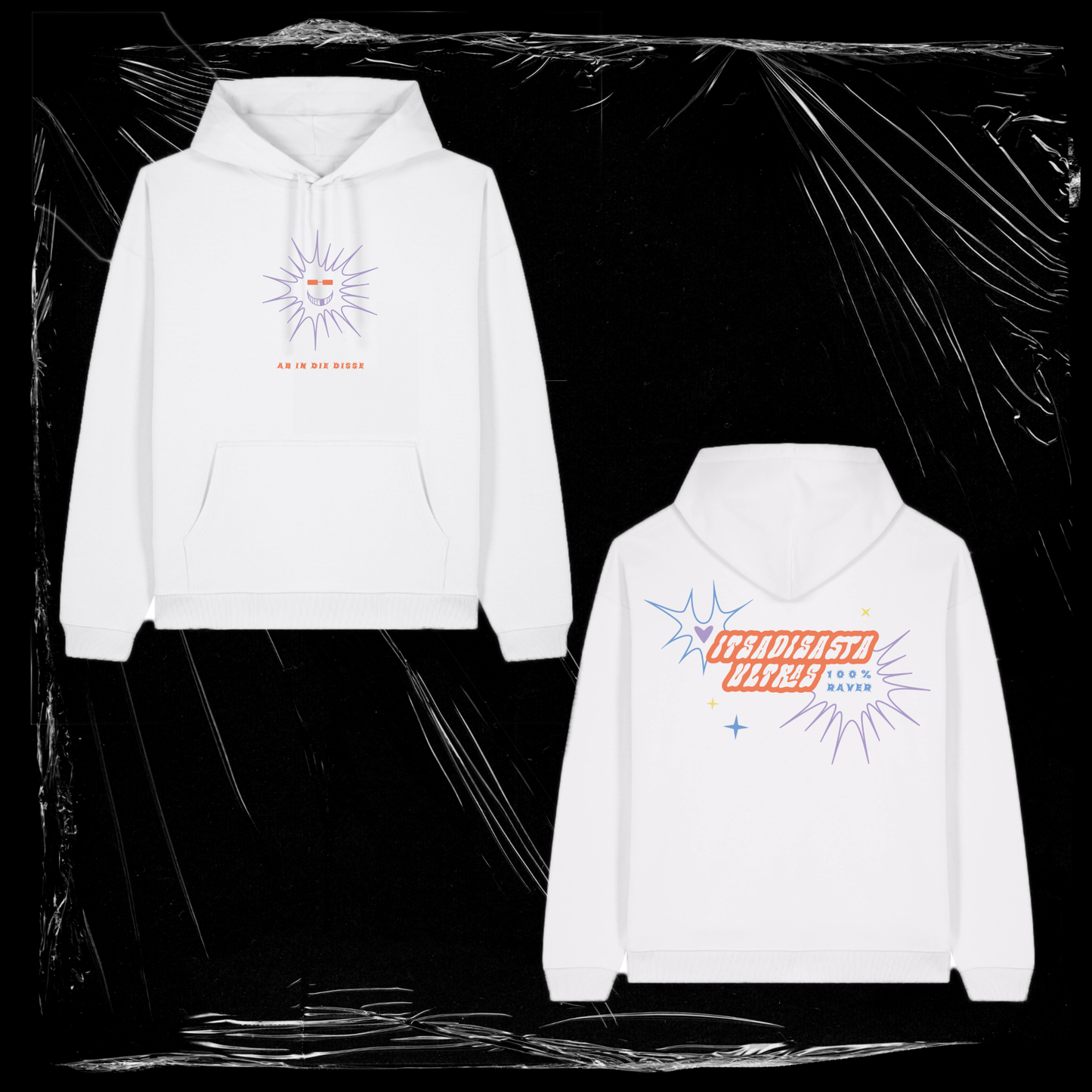 ITSADISASTA ULTRAS HOODIE WHITE