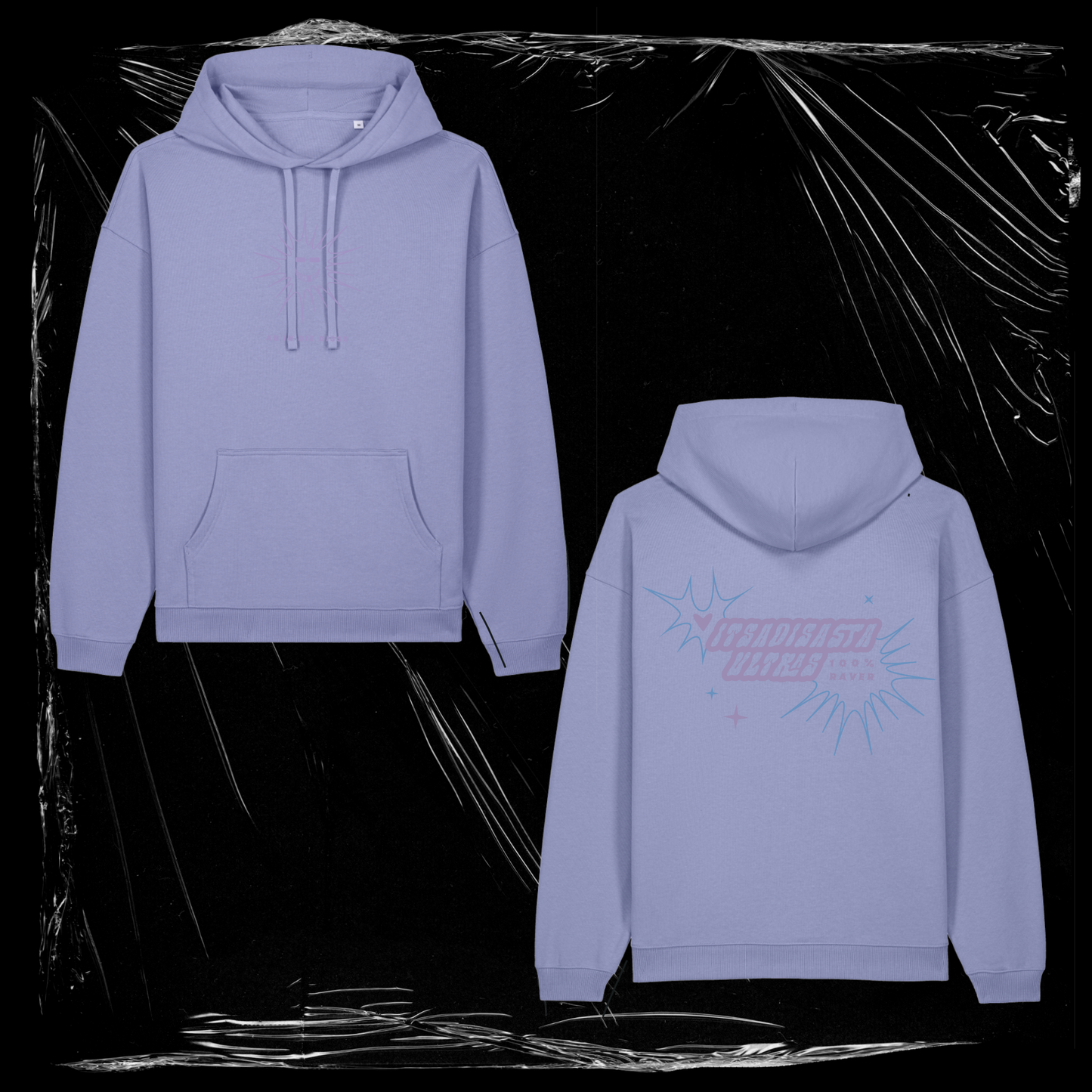 ITSADISASTA ULTRAS HOODIE PURPLE