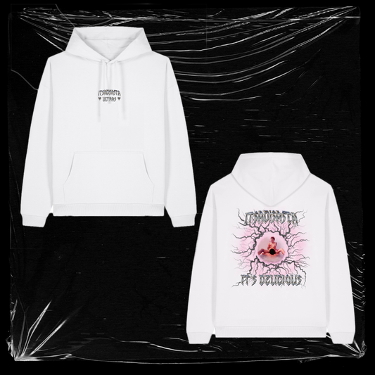 ITSDELICIOUS HOODIE WHITE