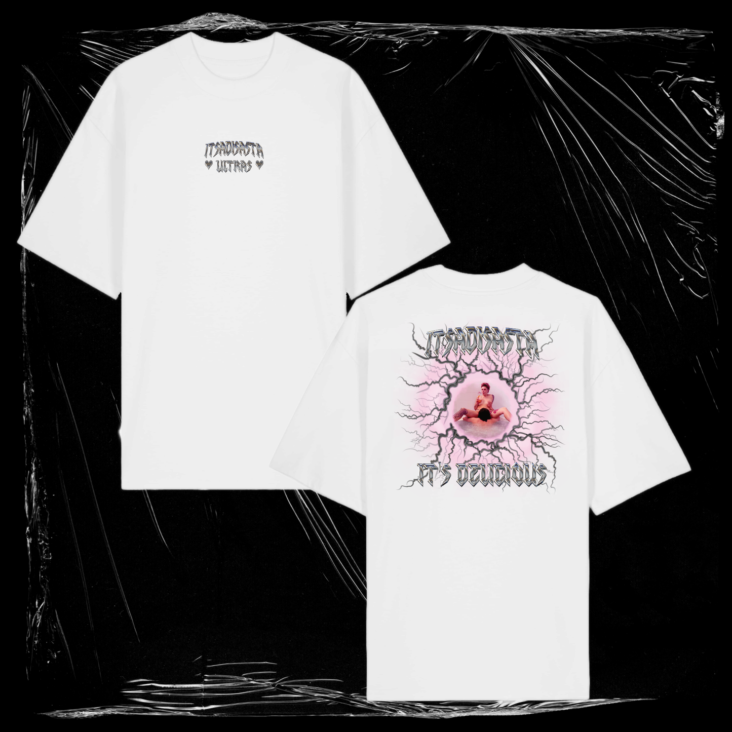 ITSDELICIOUS SHIRT WHITE