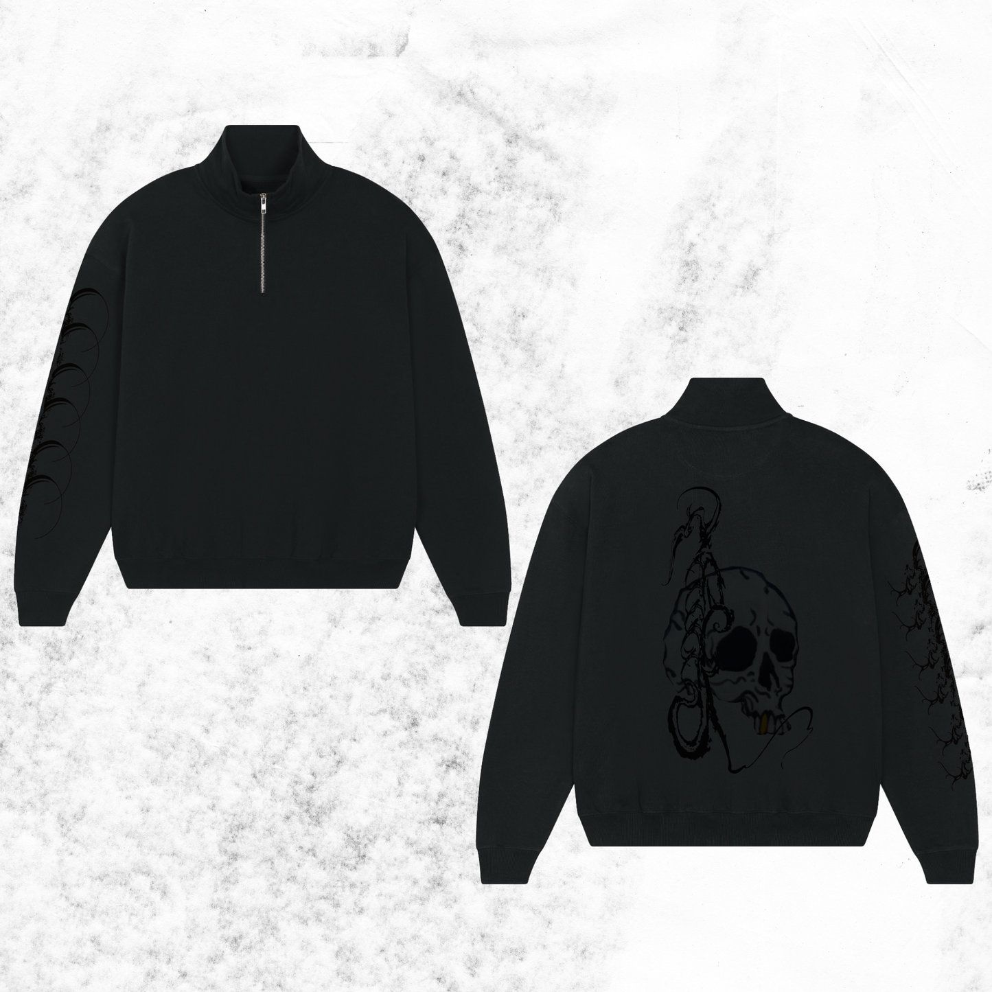 8.8.8. HALF ZIP CREWNECK