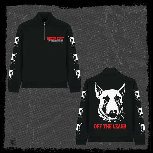OFF THE LEASH ZIP CREWNECK