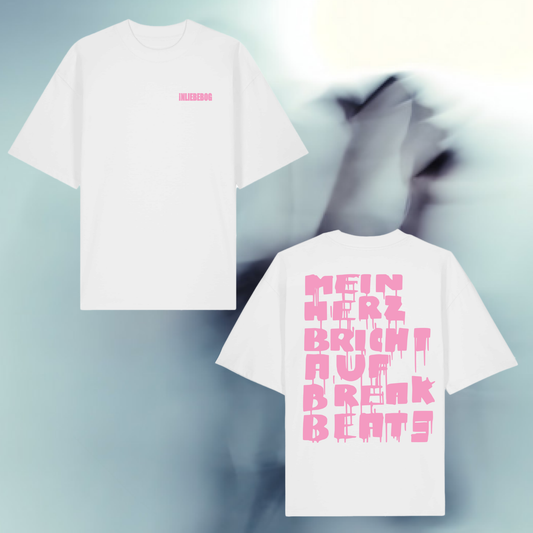 "!NLIEBEBOG" SHIRT WHITE/PINK