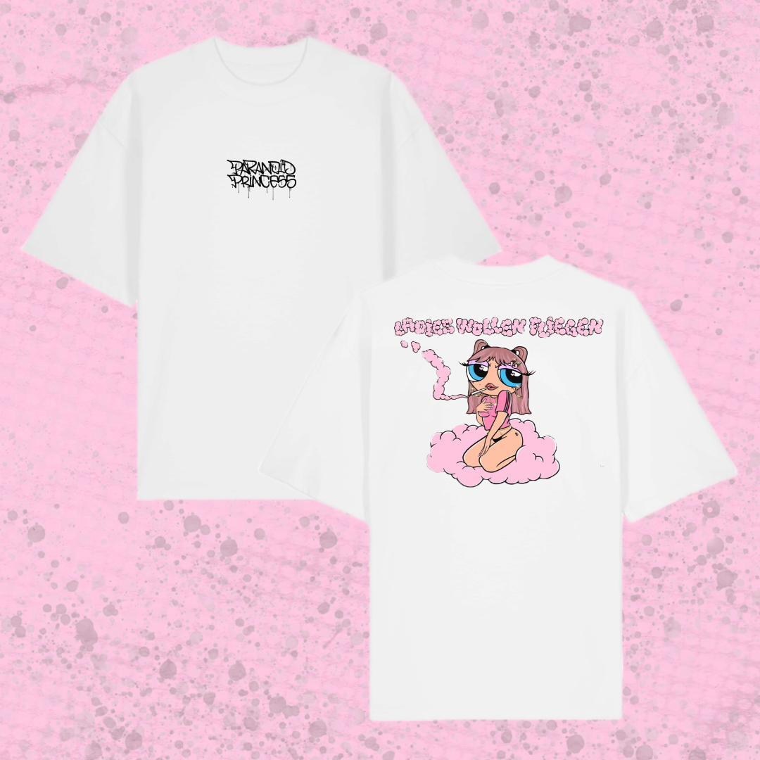 "LADIES WOLLEN FLIEGEN" SHIRT WHITE